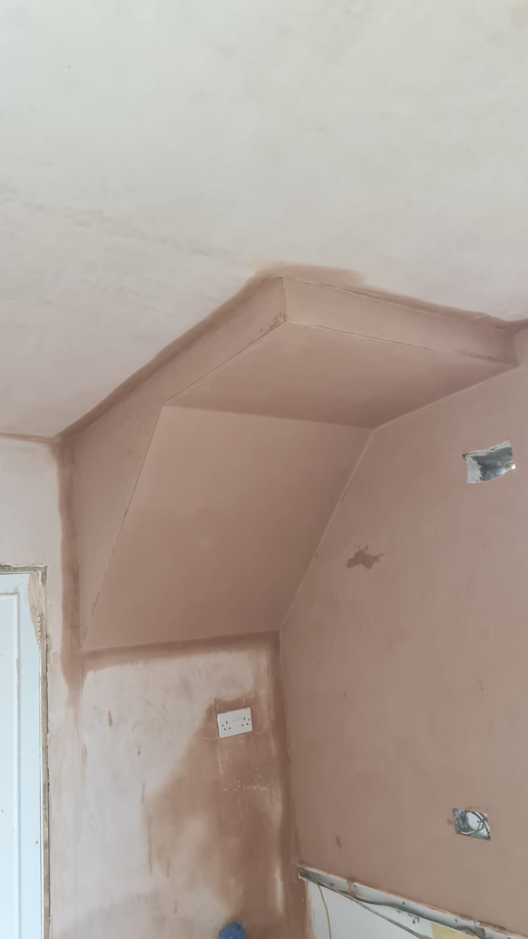 Kitchen stripped back to brick and rebuilt in gloss cashmere — step 5